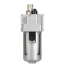 Air Lubricator Die-cast control head with clear polycarbonate bowl